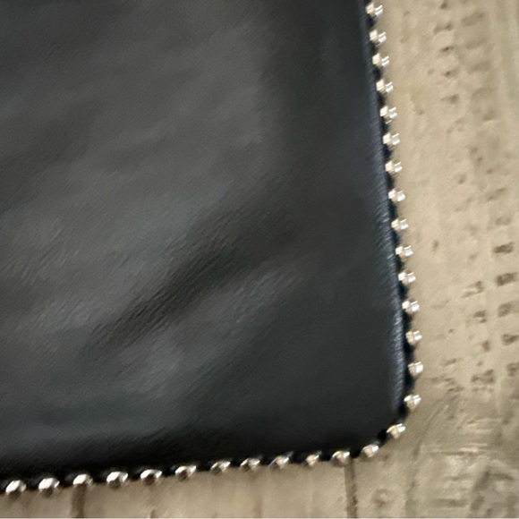 Carlos by Carlos Santana Black clutch with Silver Studs - Picture 4 of 9